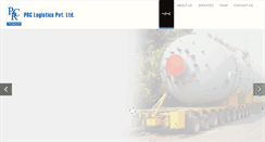 Desktop Screenshot of prclogistics.in