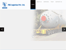 Tablet Screenshot of prclogistics.in